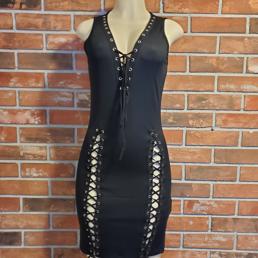 Lace me up dress
